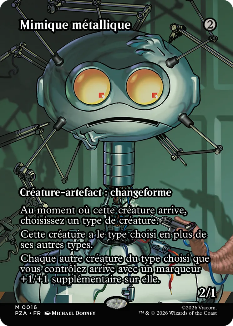 Mimique métallique — Teenage Mutant Ninja Turtles Source Material — Magic: The Gathering