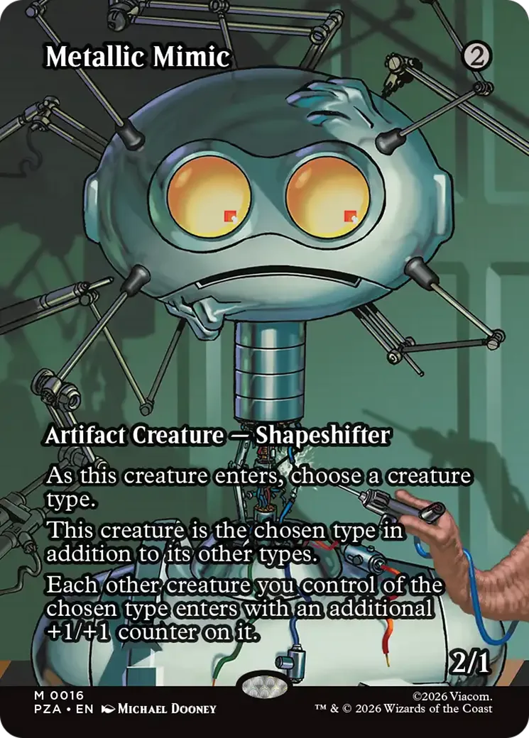 Metallic Mimic — Teenage Mutant Ninja Turtles Source Material — Magic: The Gathering