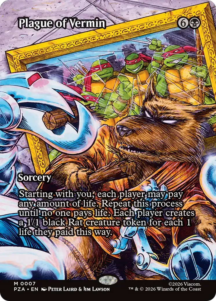 Plague of Vermin — Teenage Mutant Ninja Turtles Source Material — Magic: The Gathering