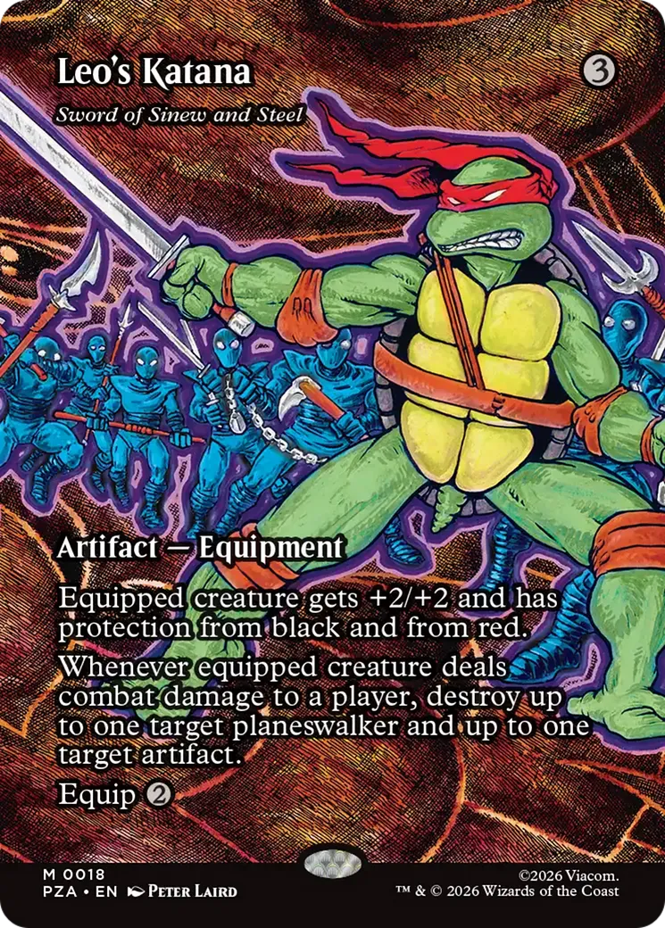Sword of Sinew and Steel — Teenage Mutant Ninja Turtles Source Material — Magic: The Gathering