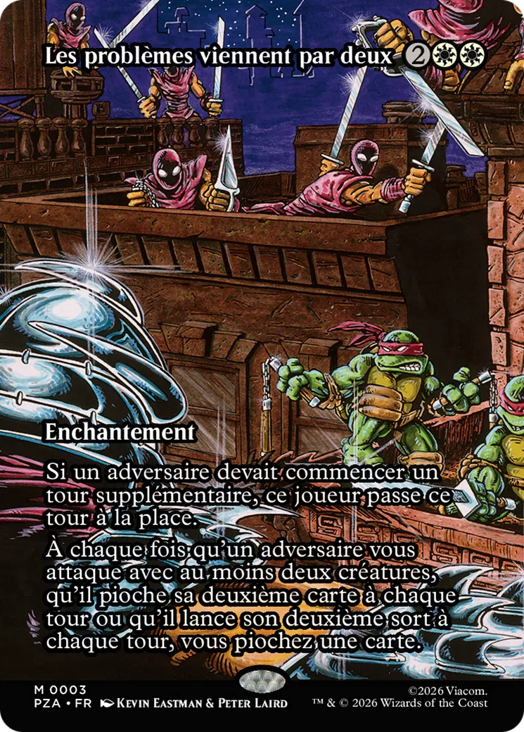 Les problèmes viennent par deux from Teenage Mutant Ninja Turtles Source Material - Magic: The Gathering