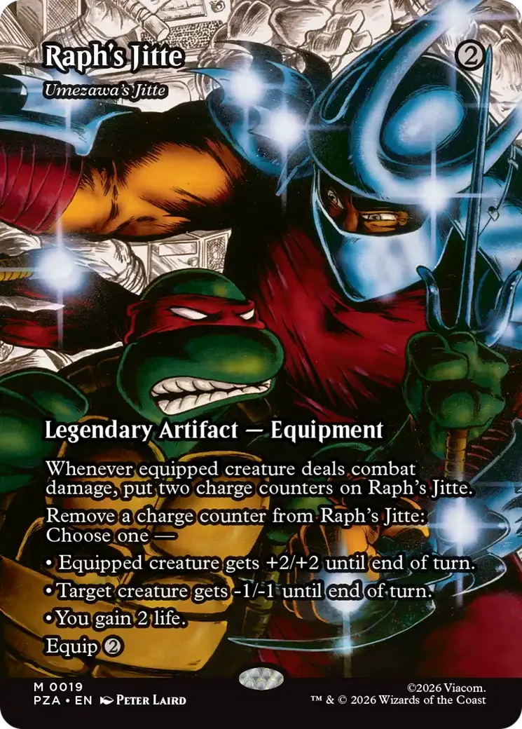 Umezawa's Jitte — Teenage Mutant Ninja Turtles Source Material — Magic: The Gathering