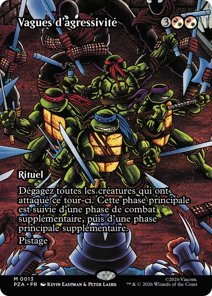 Vagues d'agressivité — Teenage Mutant Ninja Turtles Source Material — Magic: The Gathering