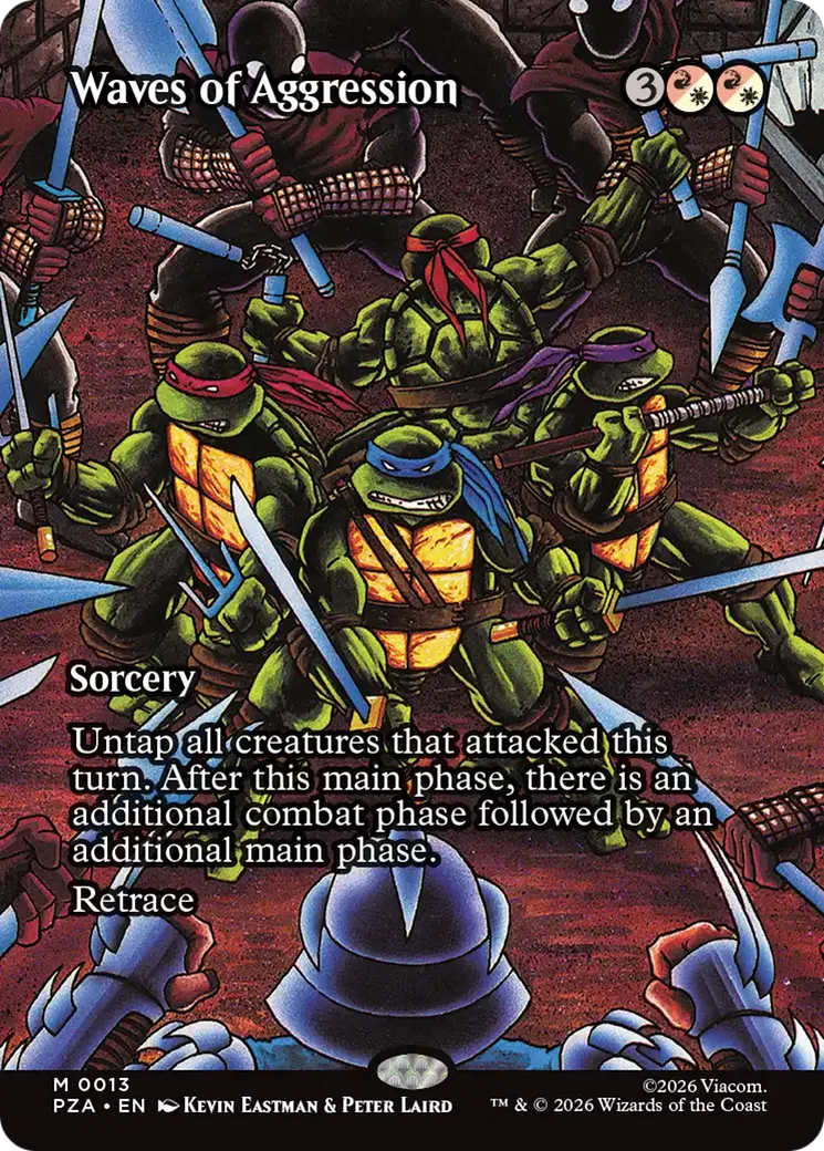 Waves of Aggression — Teenage Mutant Ninja Turtles Source Material — Magic: The Gathering