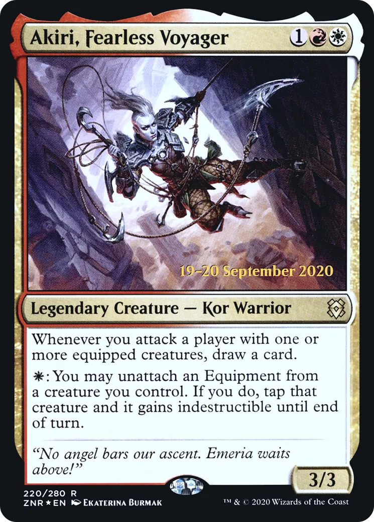 Akiri, Fearless Voyager — Zendikar Rising Promos — Magic: The Gathering