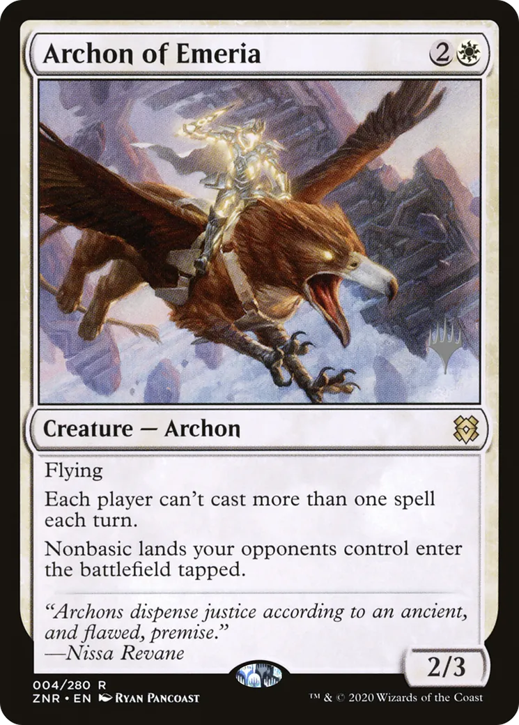 Archonte d'Éméria — Zendikar Rising Promos — Magic: The Gathering