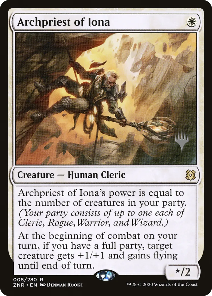 Archiprêtre d'Iona — Zendikar Rising Promos — Magic: The Gathering