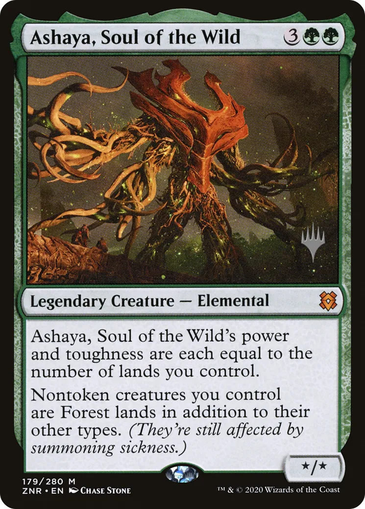 Ashaya, âme de la nature — Zendikar Rising Promos — Magic: The Gathering