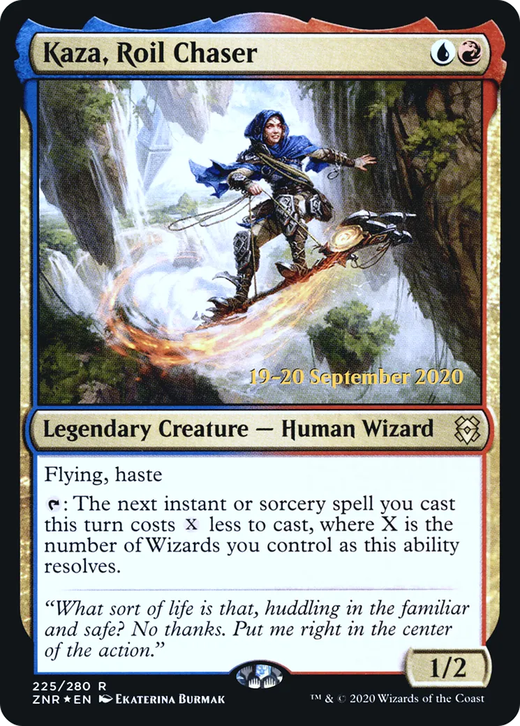 Kaza, chasseuse du Roulis — Zendikar Rising Promos — Magic: The Gathering