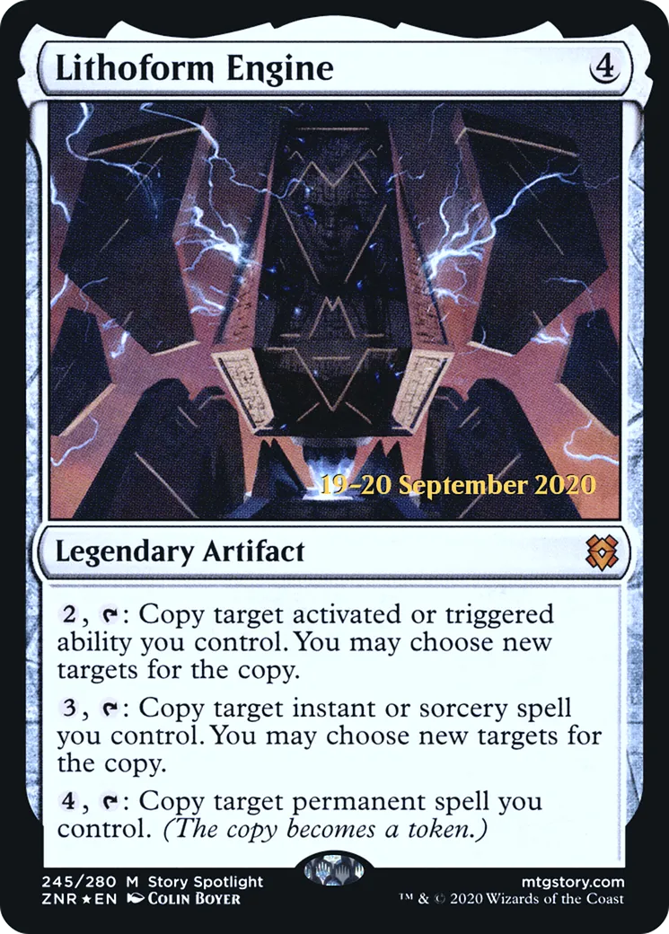 Machine lithoforme — Zendikar Rising Promos — Magic: The Gathering