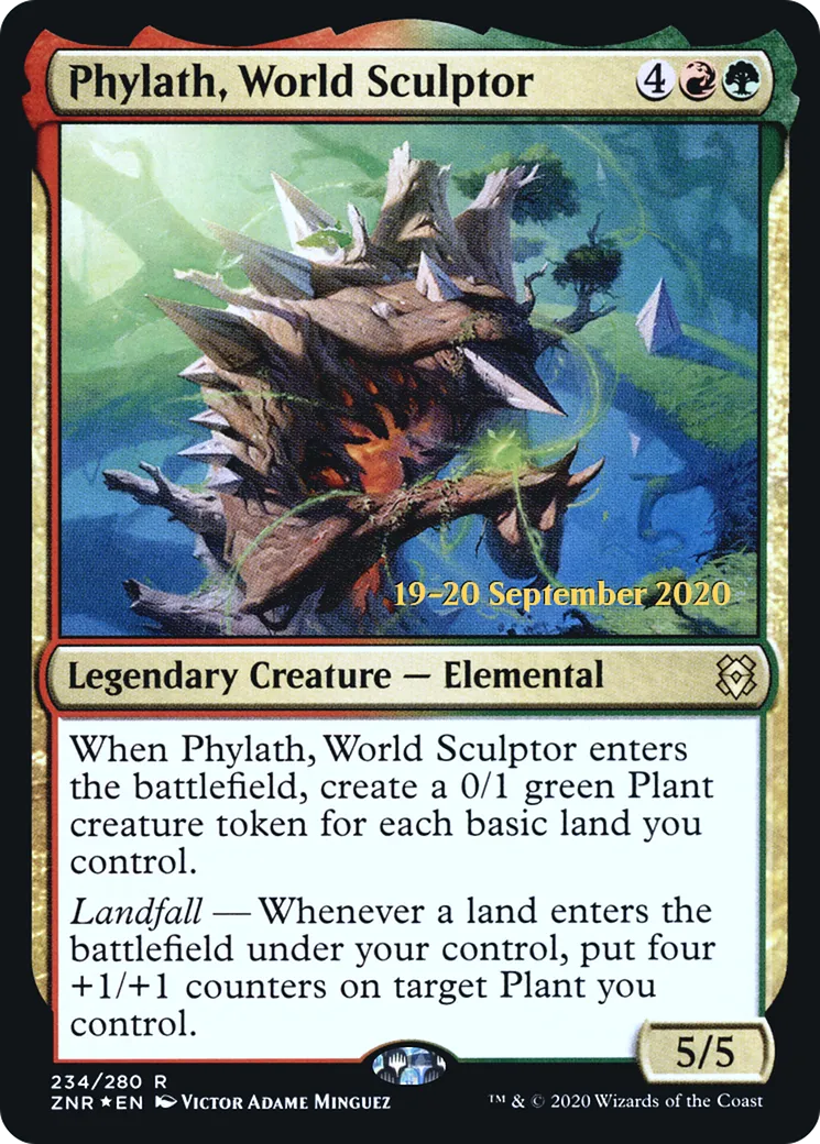 Phylath, sculpteur de monde — Zendikar Rising Promos — Magic: The Gathering
