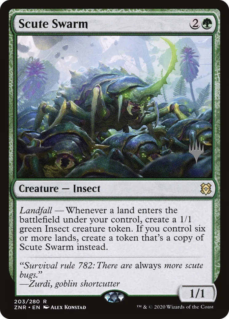 Colonie de scalaires — Zendikar Rising Promos — Magic: The Gathering
