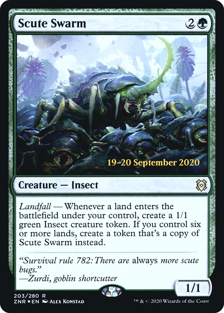 Colonie de scalaires — Zendikar Rising Promos — Magic: The Gathering