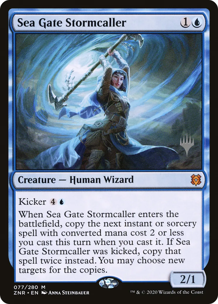 Sea Gate Stormcaller — Zendikar Rising Promos — Magic: The Gathering