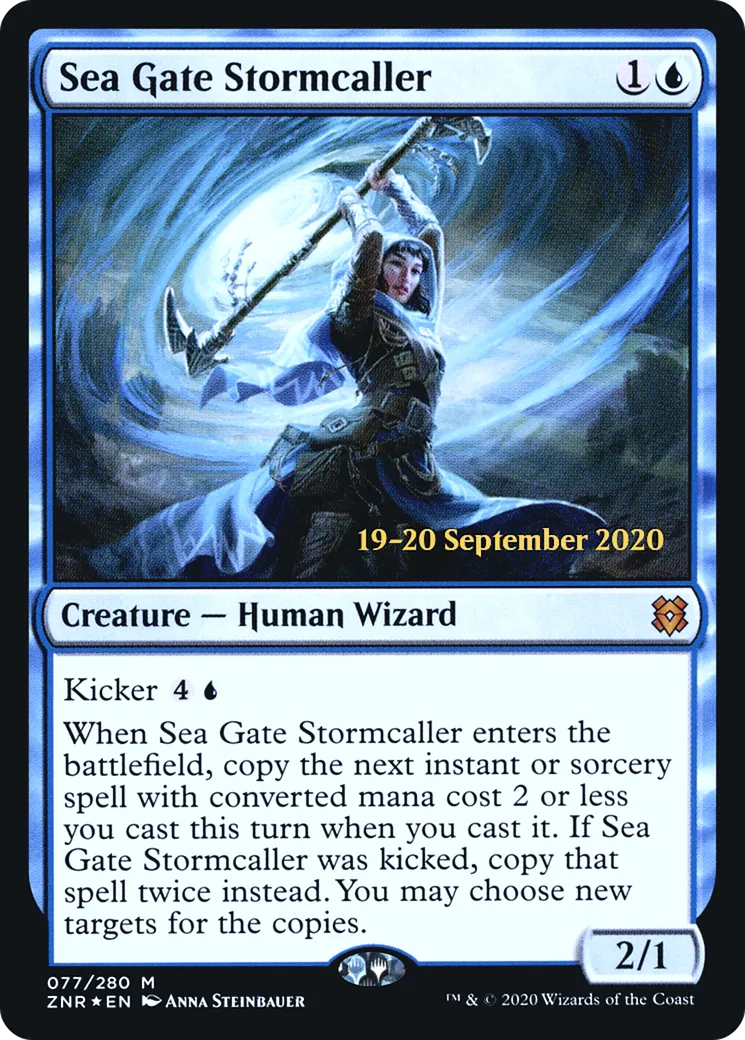 Meneuse d'orage de Porte des Mers from Zendikar Rising Promos - Magic: The Gathering