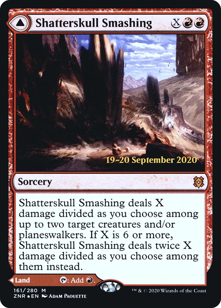 Shatterskull Smashing // Shatterskull, the Hammer Pass — Zendikar Rising Promos — Magic: The Gathering
