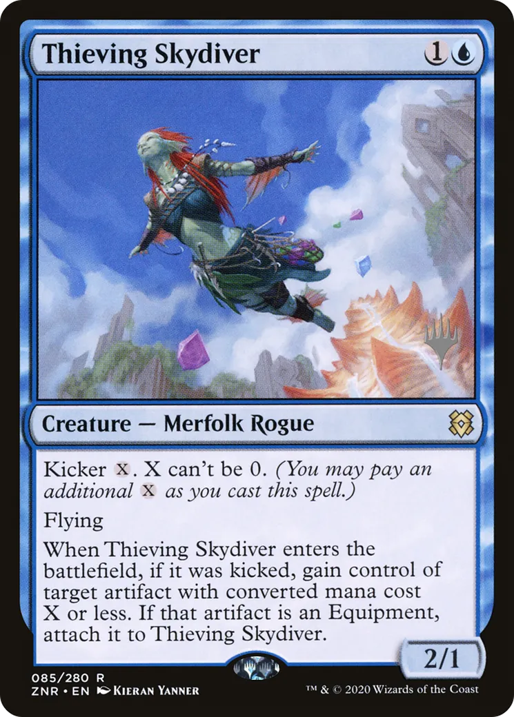 Thieving Skydiver — Zendikar Rising Promos — Magic: The Gathering