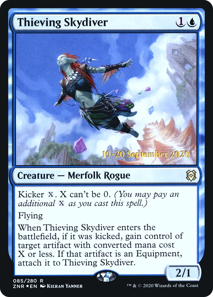 Plongeuse céleste voleuse — Zendikar Rising Promos — Magic: The Gathering