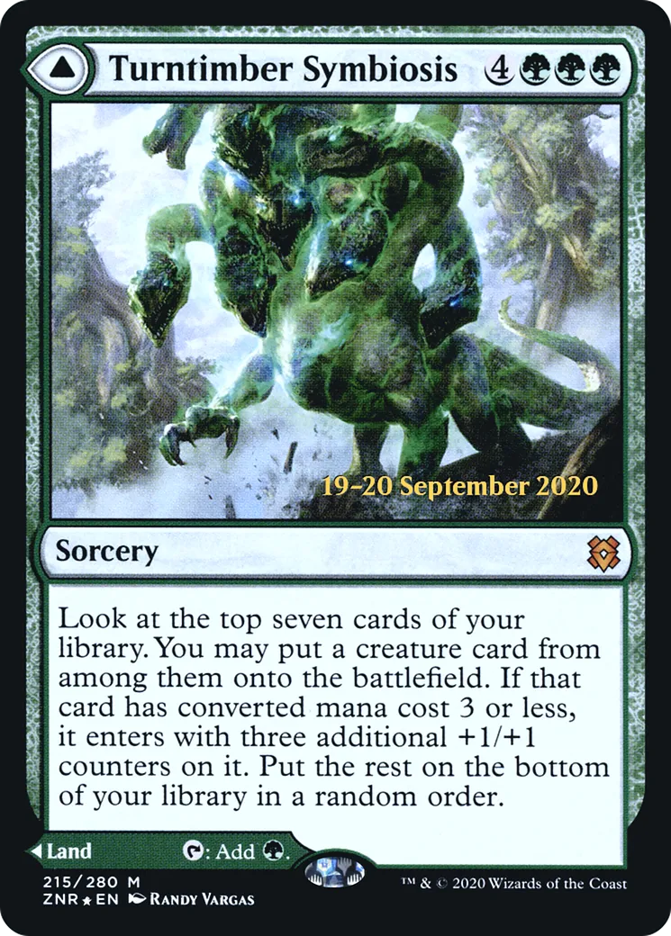Symbiose de Tournebois // Tournebois, le bois sinueux — Zendikar Rising Promos — Magic: The Gathering