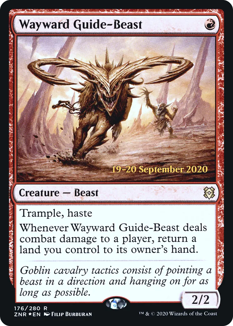 Bête-guide rétive — Zendikar Rising Promos — Magic: The Gathering