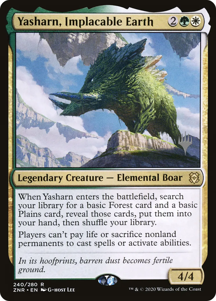 Yasharn, terre implacable — Zendikar Rising Promos — Magic: The Gathering