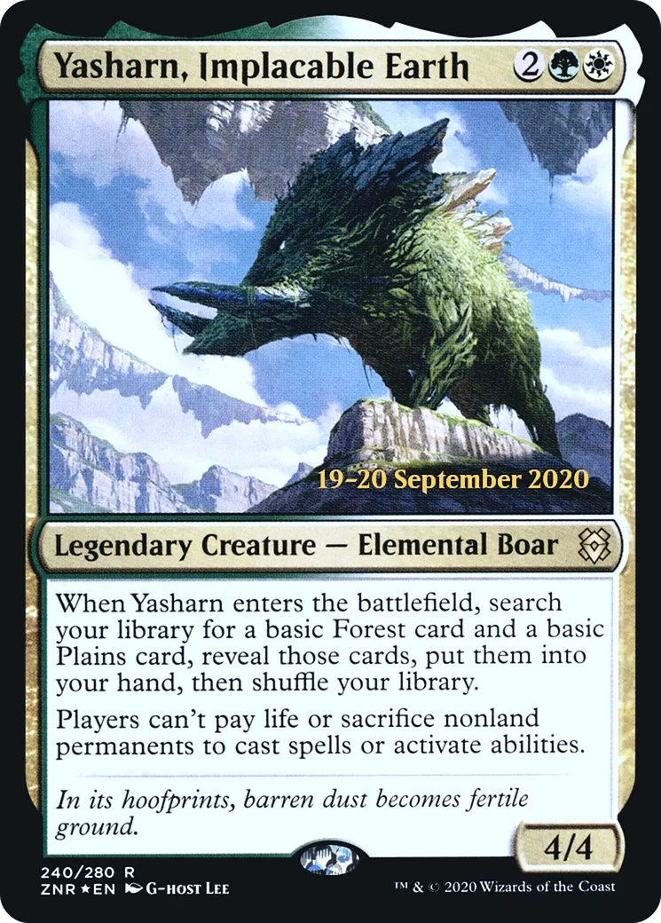 Yasharn, terre implacable — Zendikar Rising Promos — Magic: The Gathering