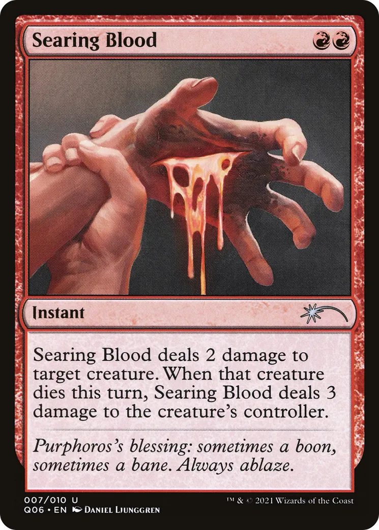 Searing Blood — Pioneer Challenger Decks 2021 — Magic: The Gathering