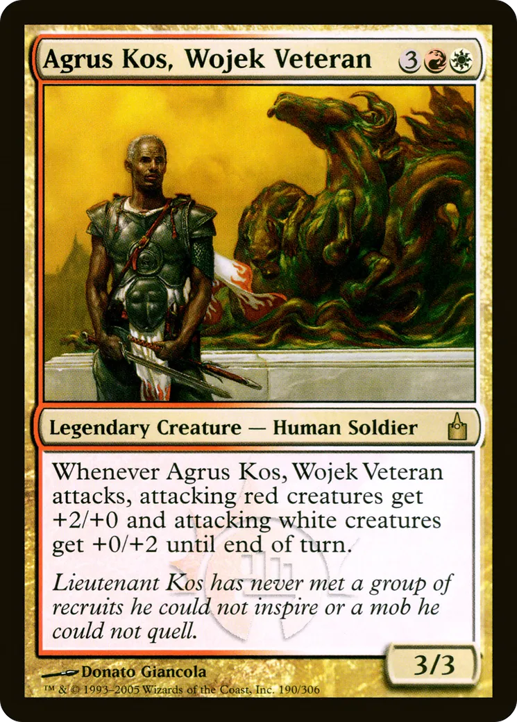Agrus Kos, vétéran wojek — Ravnica: City of Guilds — Magic: The Gathering