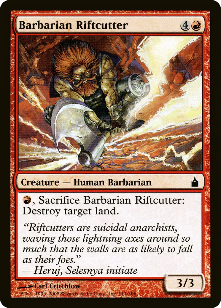 Barbarian Riftcutter — Ravnica: City of Guilds — Magic: The Gathering