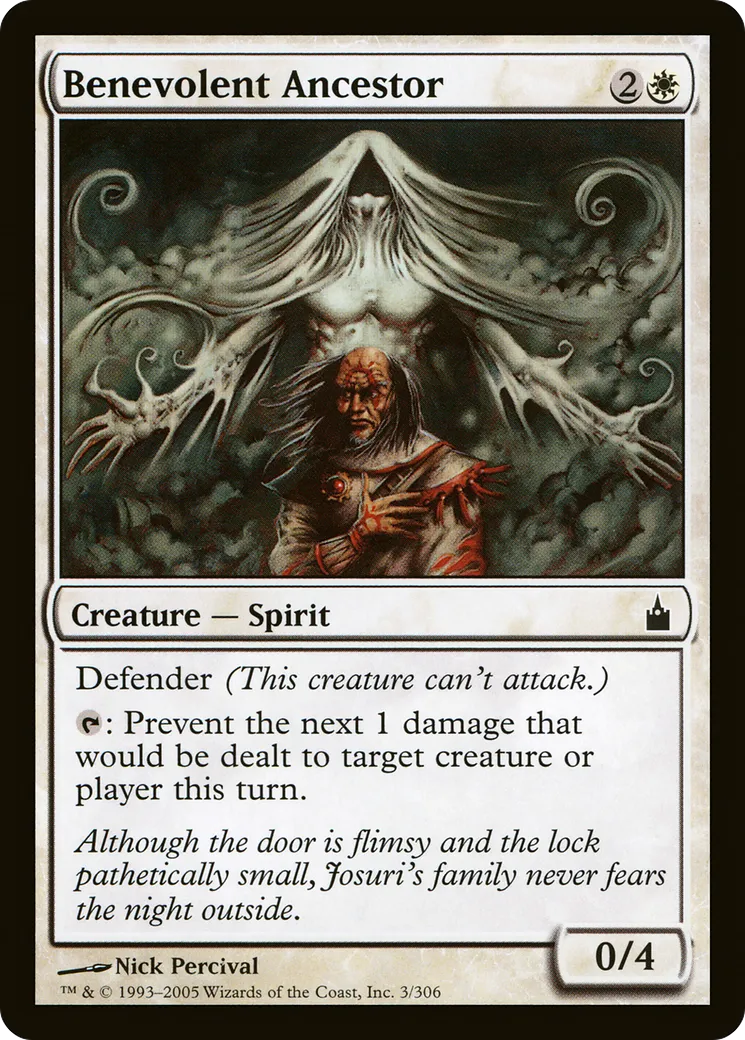 Benevolent Ancestor — Ravnica: City of Guilds — Magic: The Gathering