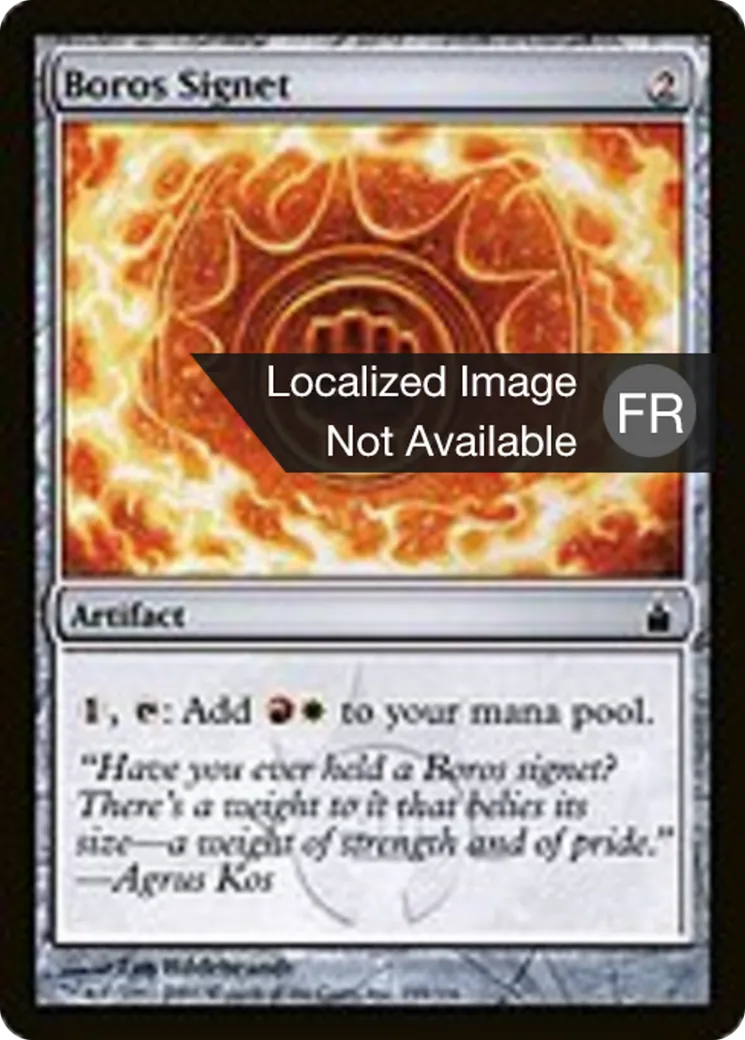Cachet de Boros — Ravnica: City of Guilds — Magic: The Gathering