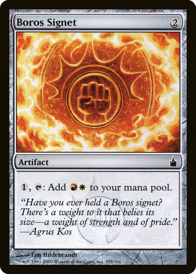 Boros Signet — Ravnica: City of Guilds — Magic: The Gathering