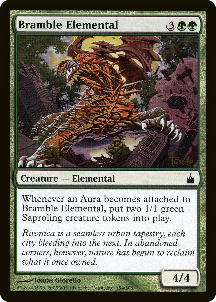 Bramble Elemental — Ravnica: City of Guilds — Magic: The Gathering