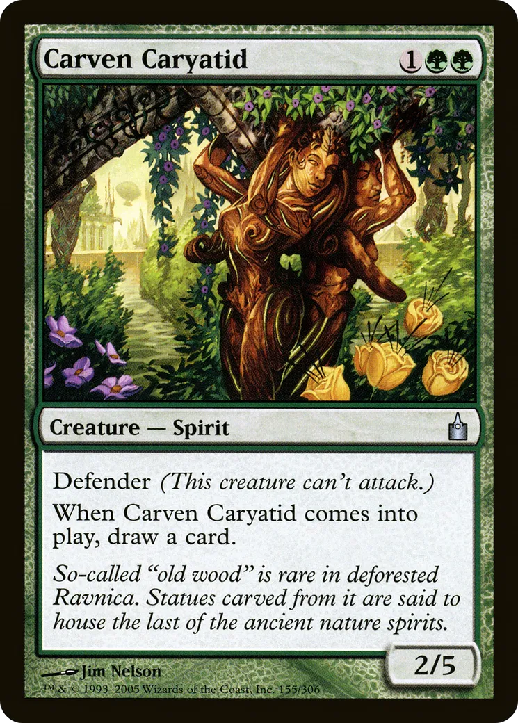 Carven Caryatid — Ravnica: City of Guilds — Magic: The Gathering
