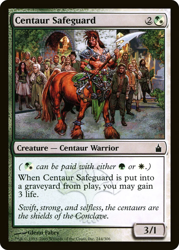 Centaur Safeguard — Ravnica: City of Guilds — Magic: The Gathering