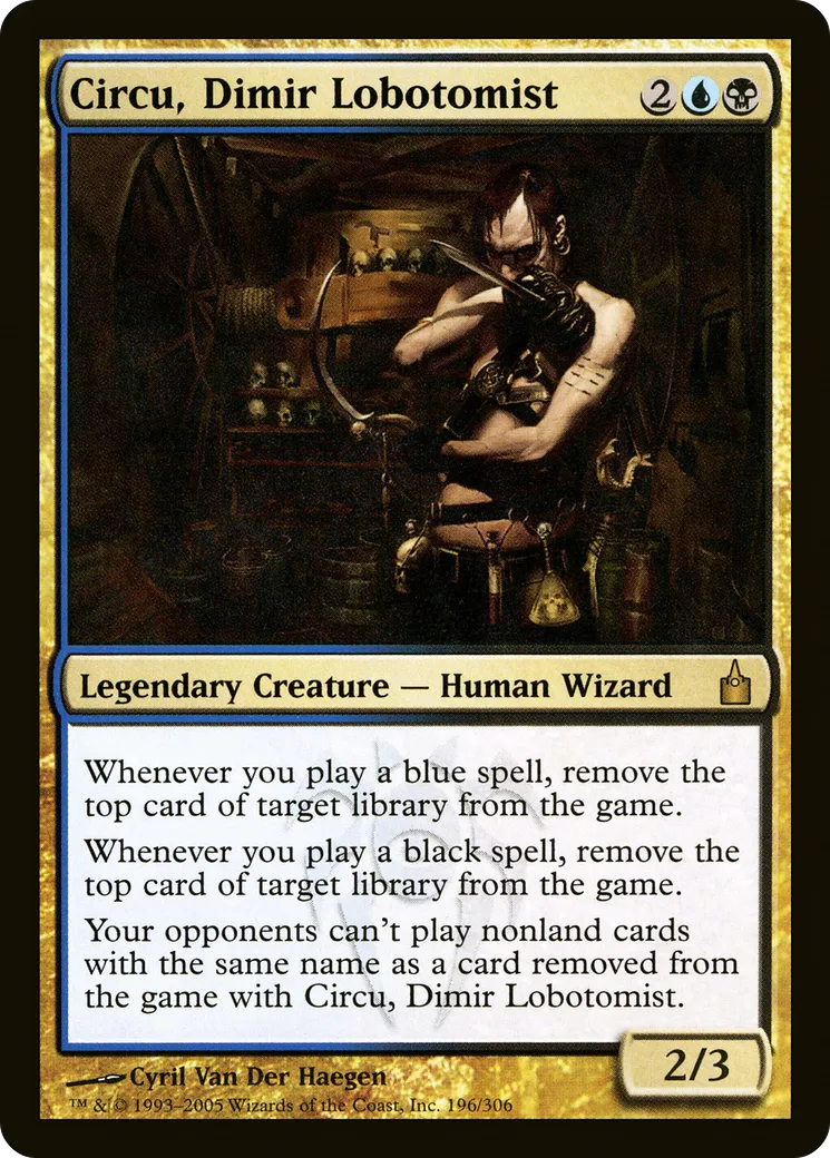 Circu, lobotomiste dimir — Ravnica: City of Guilds — Magic: The Gathering