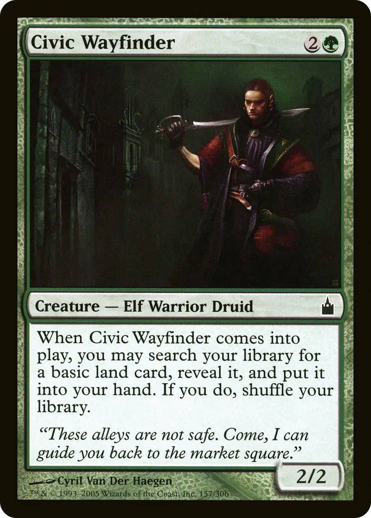 Civic Wayfinder — Ravnica: City of Guilds — Magic: The Gathering