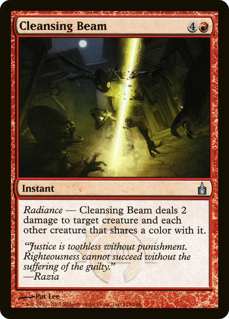 Cleansing Beam — Ravnica: City of Guilds — Magic: The Gathering