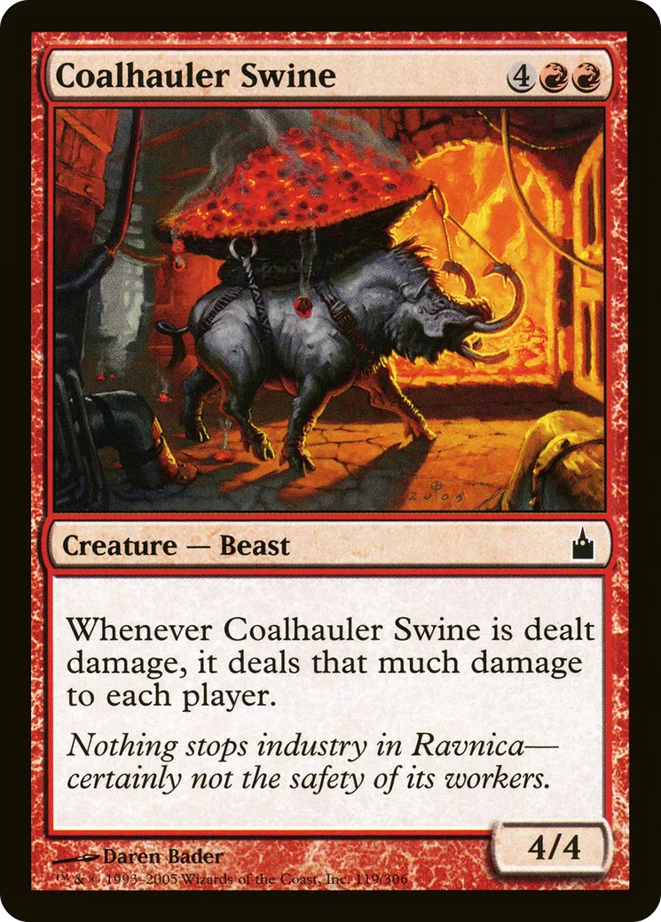 Cochon tirecharbon — Ravnica: City of Guilds — Magic: The Gathering