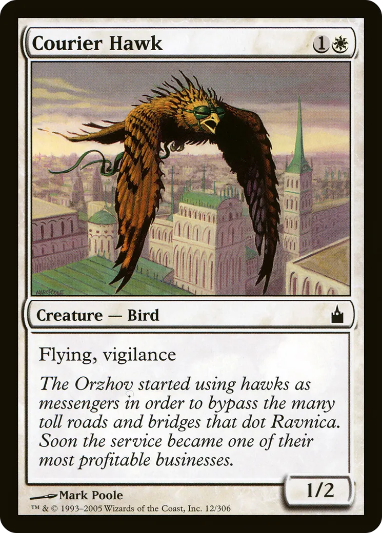 Courier Hawk — Ravnica: City of Guilds — Magic: The Gathering