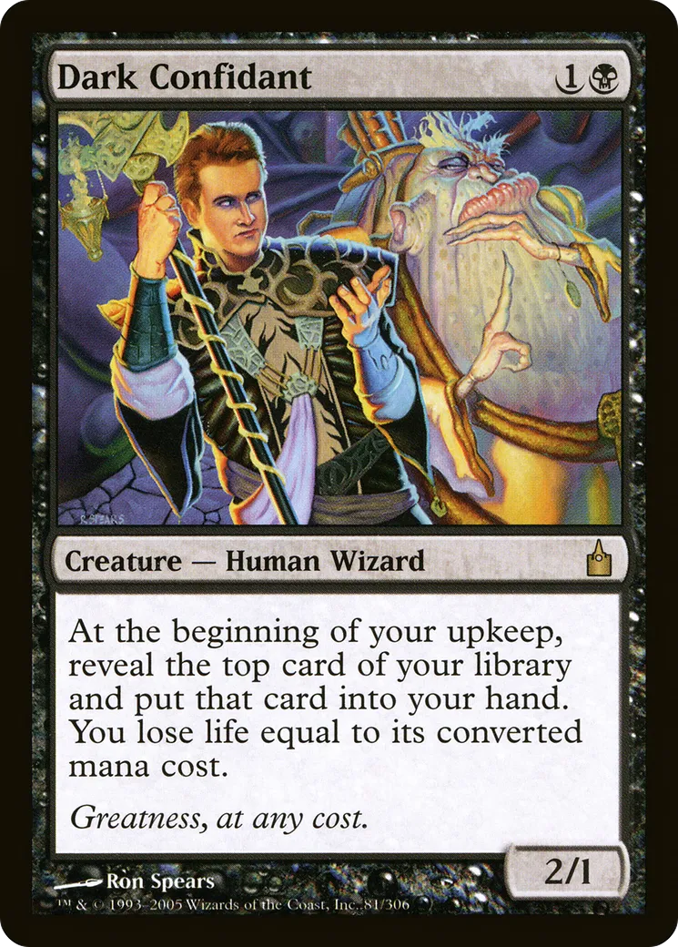 Dark Confidant from Ravnica: City of Guilds - Magic: The Gathering