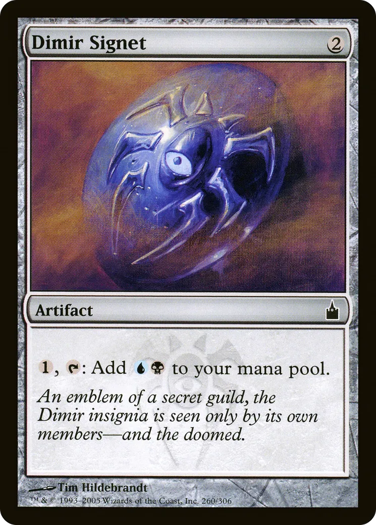 Cachet de Dimir — Ravnica: City of Guilds — Magic: The Gathering