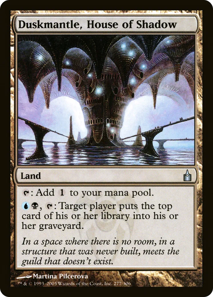 Manteaubrune, Maison des ombres — Ravnica: City of Guilds — Magic: The Gathering
