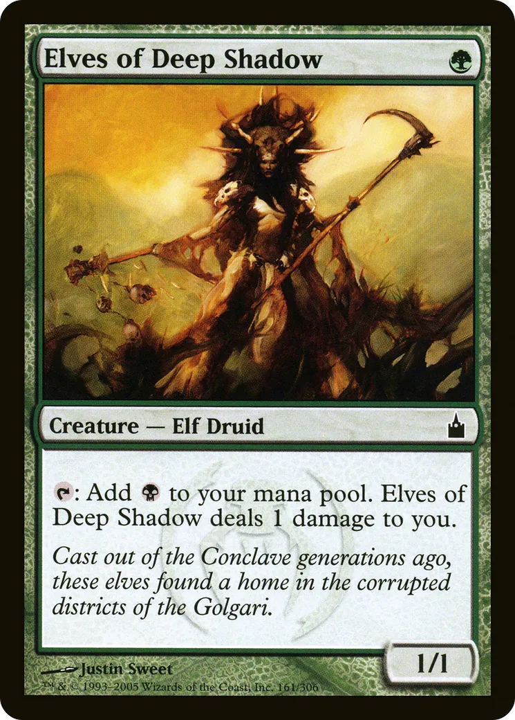 Elves of Deep Shadow — Ravnica: City of Guilds — Magic: The Gathering