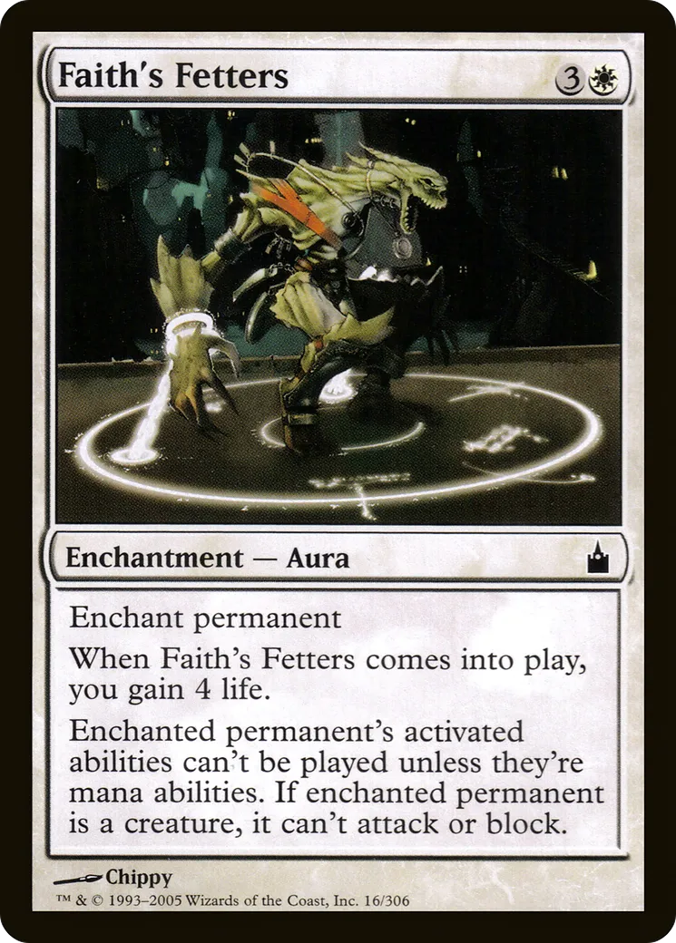 Faith's Fetters — Ravnica: City of Guilds — Magic: The Gathering