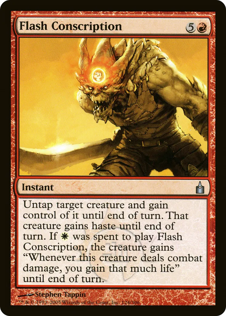 Flash Conscription — Ravnica: City of Guilds — Magic: The Gathering