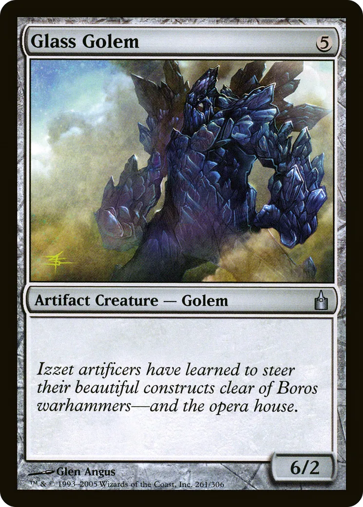 Golem de verre — Ravnica: City of Guilds — Magic: The Gathering