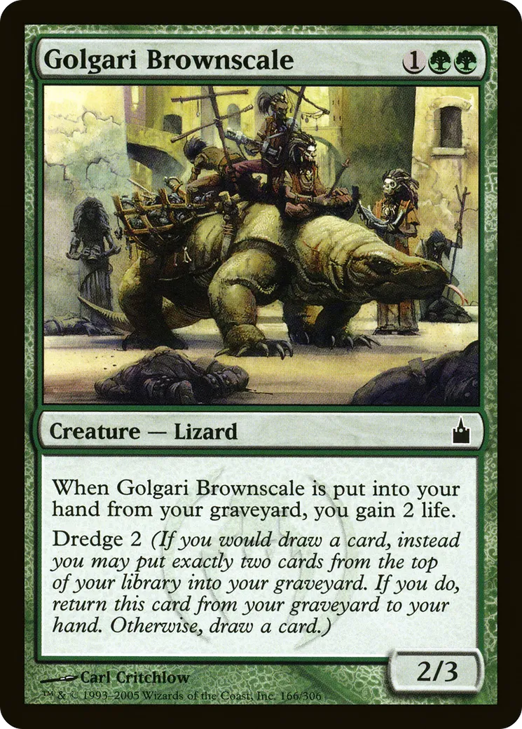 Golgari Brownscale — Ravnica: City of Guilds — Magic: The Gathering