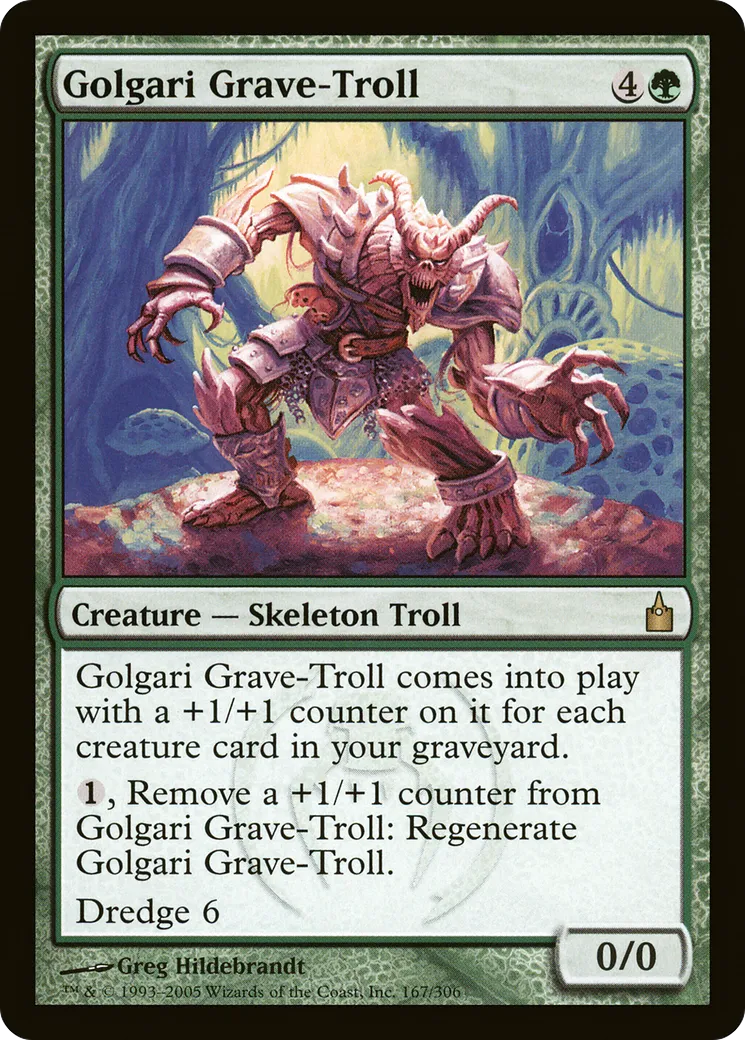 Troll des tombes golgari — Ravnica: City of Guilds — Magic: The Gathering
