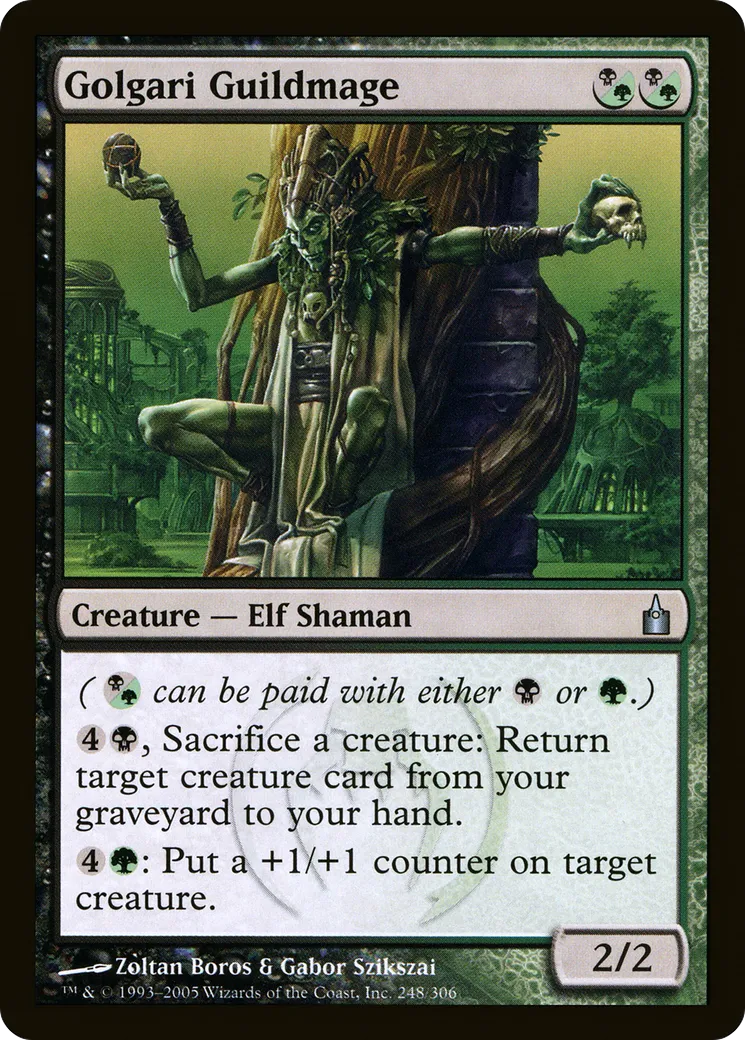 Ghildmage de Golgari — Ravnica: City of Guilds — Magic: The Gathering
